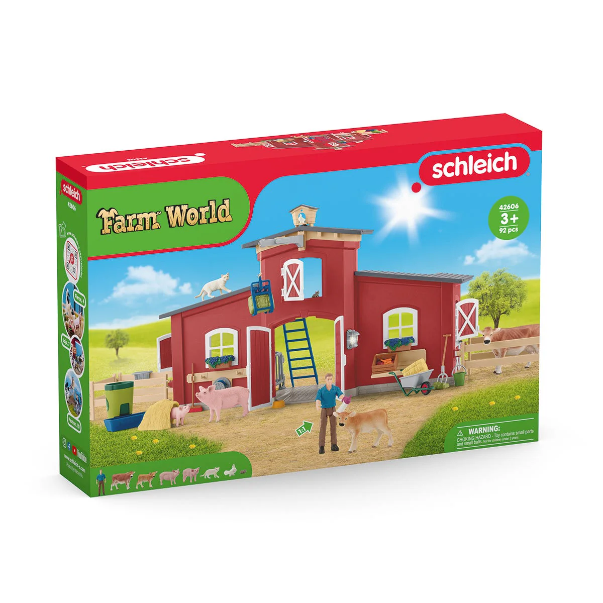 Große Farm mit Tieren und Zubehör - Image 12