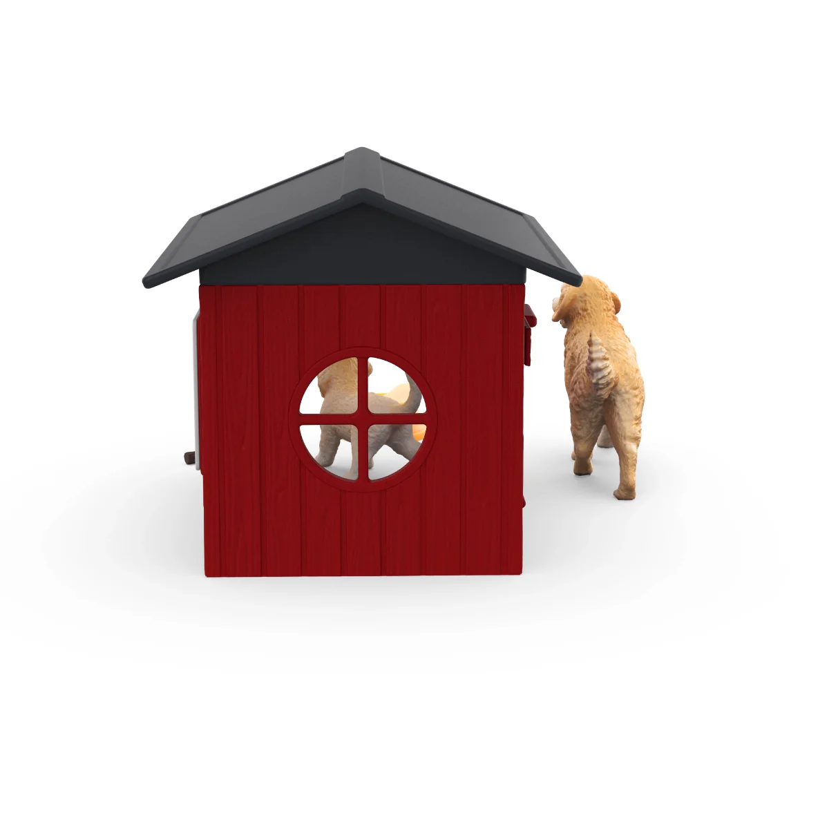 Hundehütte mit Goldenretrievern - Image 3